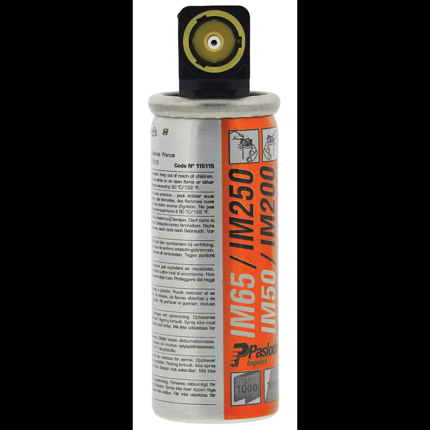 Paslode Trykluftværktøj^IM-serie gas patron gul ventil mini t/sømpistol 2 stk