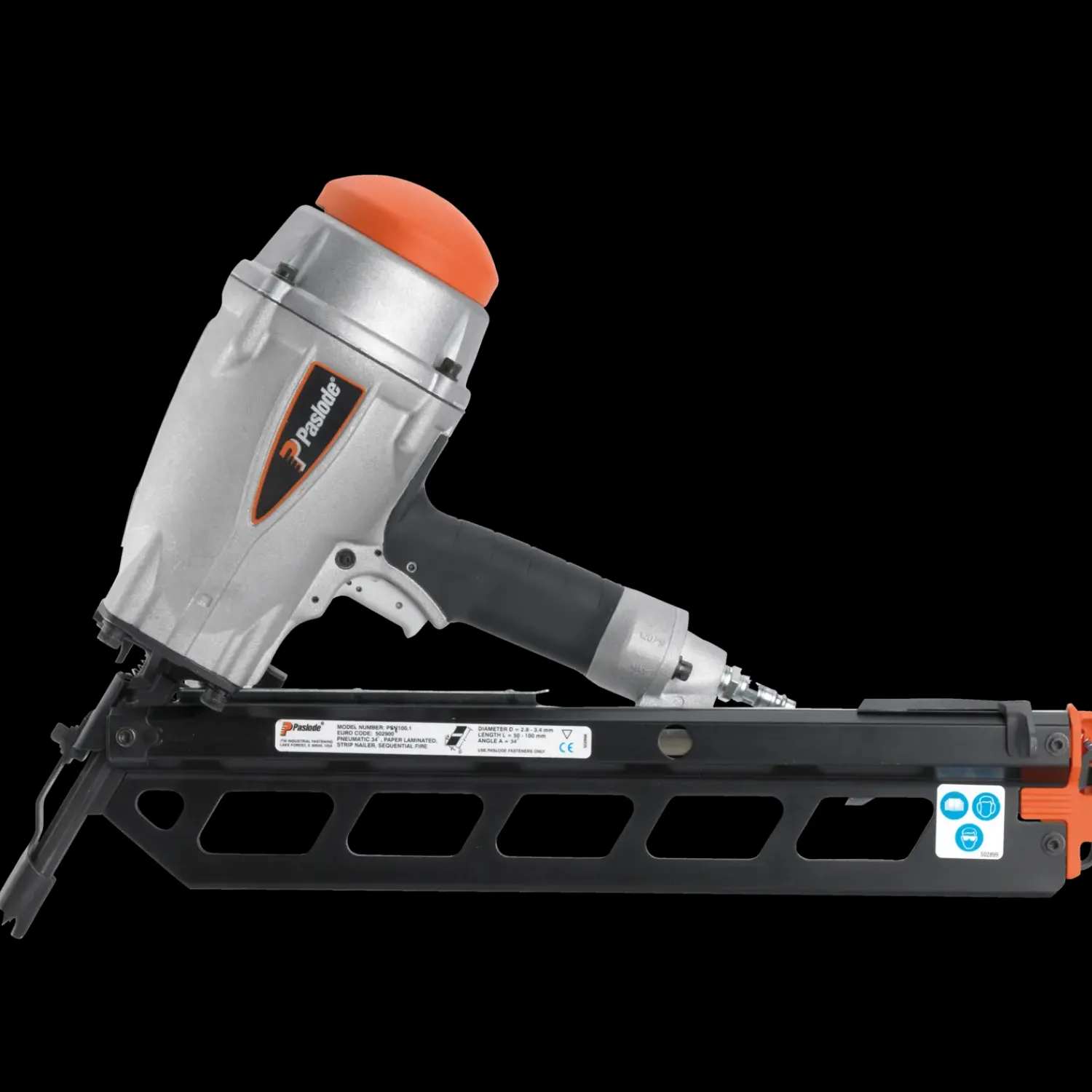 Sale Paslode PSN 100 plus sømpistol til 34° 50-100 mm stavsøm