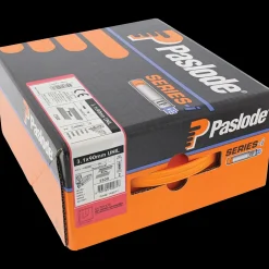 New Paslode ringsøm 34° papirbåndet 2,8x63 mm varmforzinket 3750 stk + 3 gas