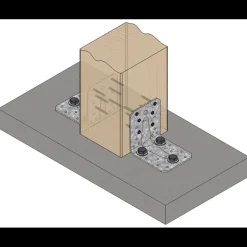Paslode Bygningsbeslag^vinkelbeslag Type-1 90x105x3x105 mm