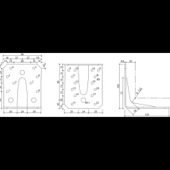 Paslode Bygningsbeslag^vinkelbeslag Type-1 90x105x3x105 mm