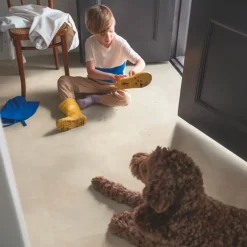 Outlet Pergo Aura Pad Pro vinylgulv 303x610x5 mm coral stone