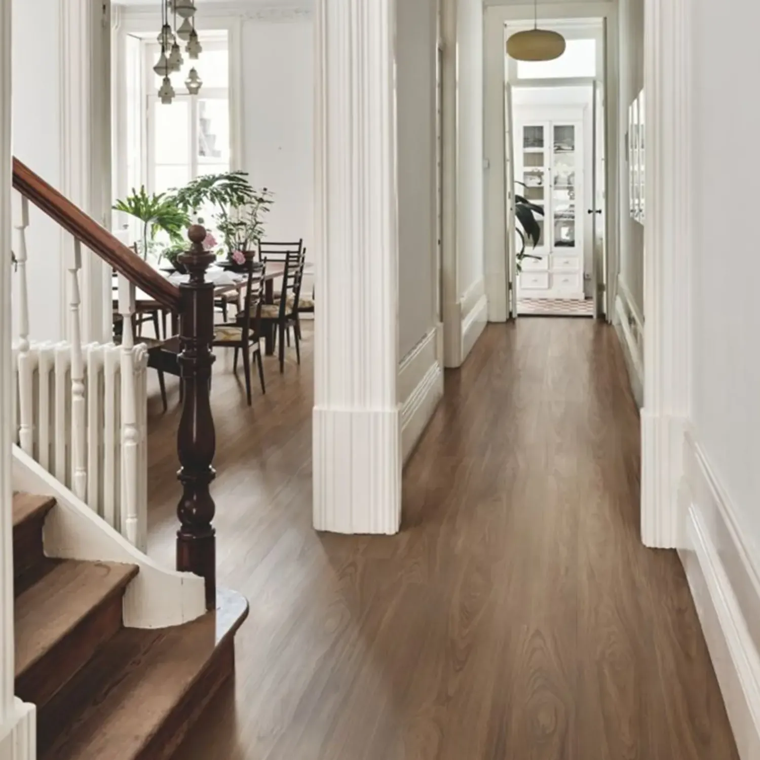 Sale Pergo Lillehammer laminatgulv 212x1380x9 mm modern walnut