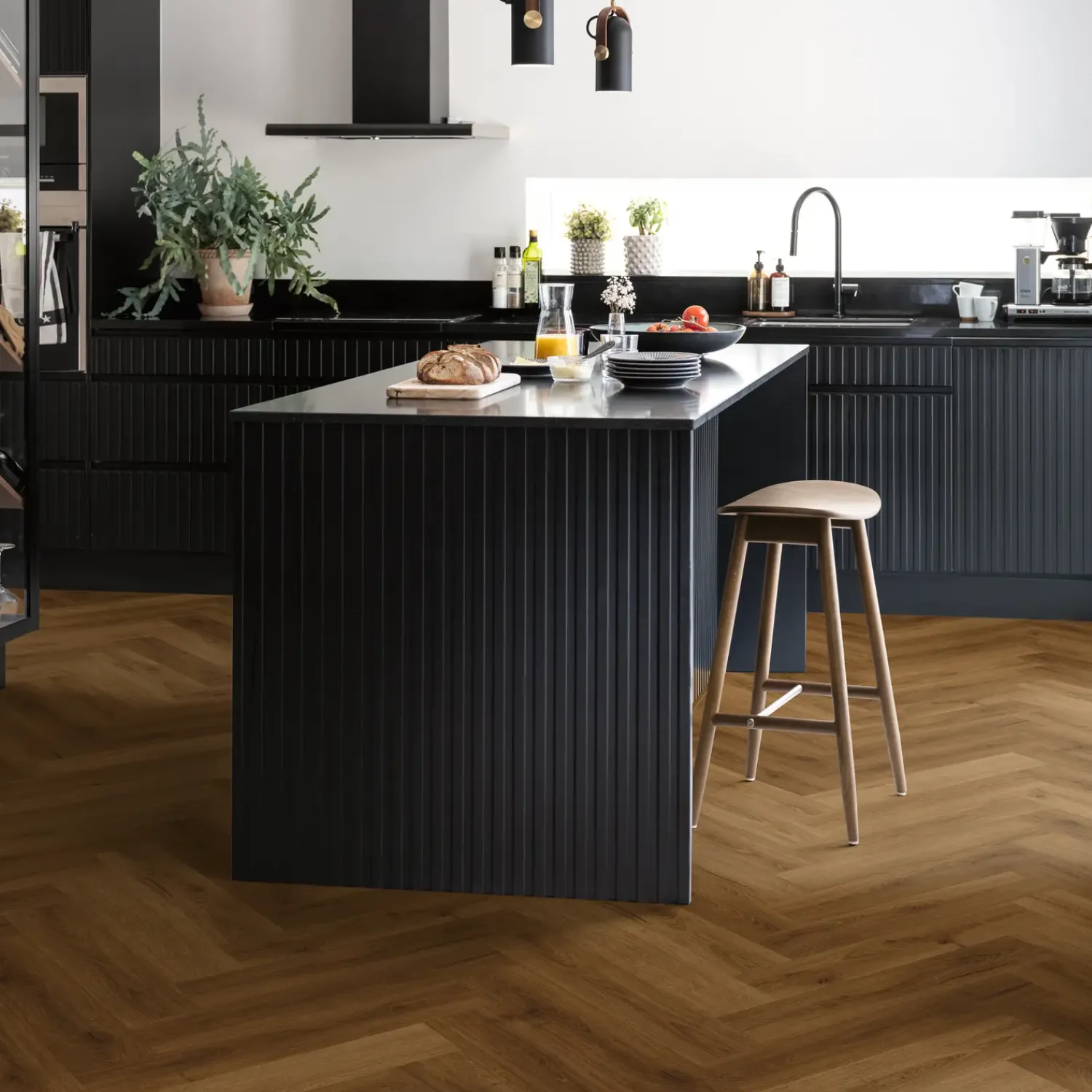 Vinylgulve^Pergo Voxnan pad pro vinylgulv caramel valley oak 126x630x6 mm