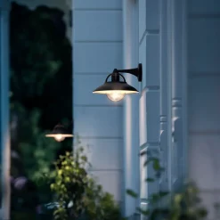 Discount Philips Cormorant udendørs væglampe sort