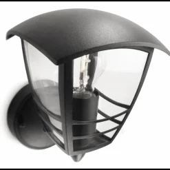 Philips Udendørs Væglamper^Creek udendørs væglampe med opad lys sort