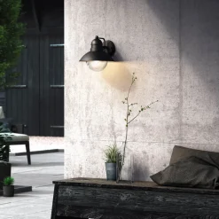 Philips Udendørs Væglamper^Hoverfly udendørs væglampe sort