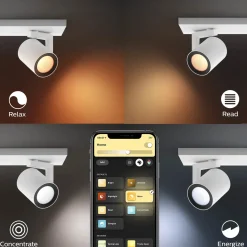 New Philips Hue Argenta enkelt spot GU10 LED