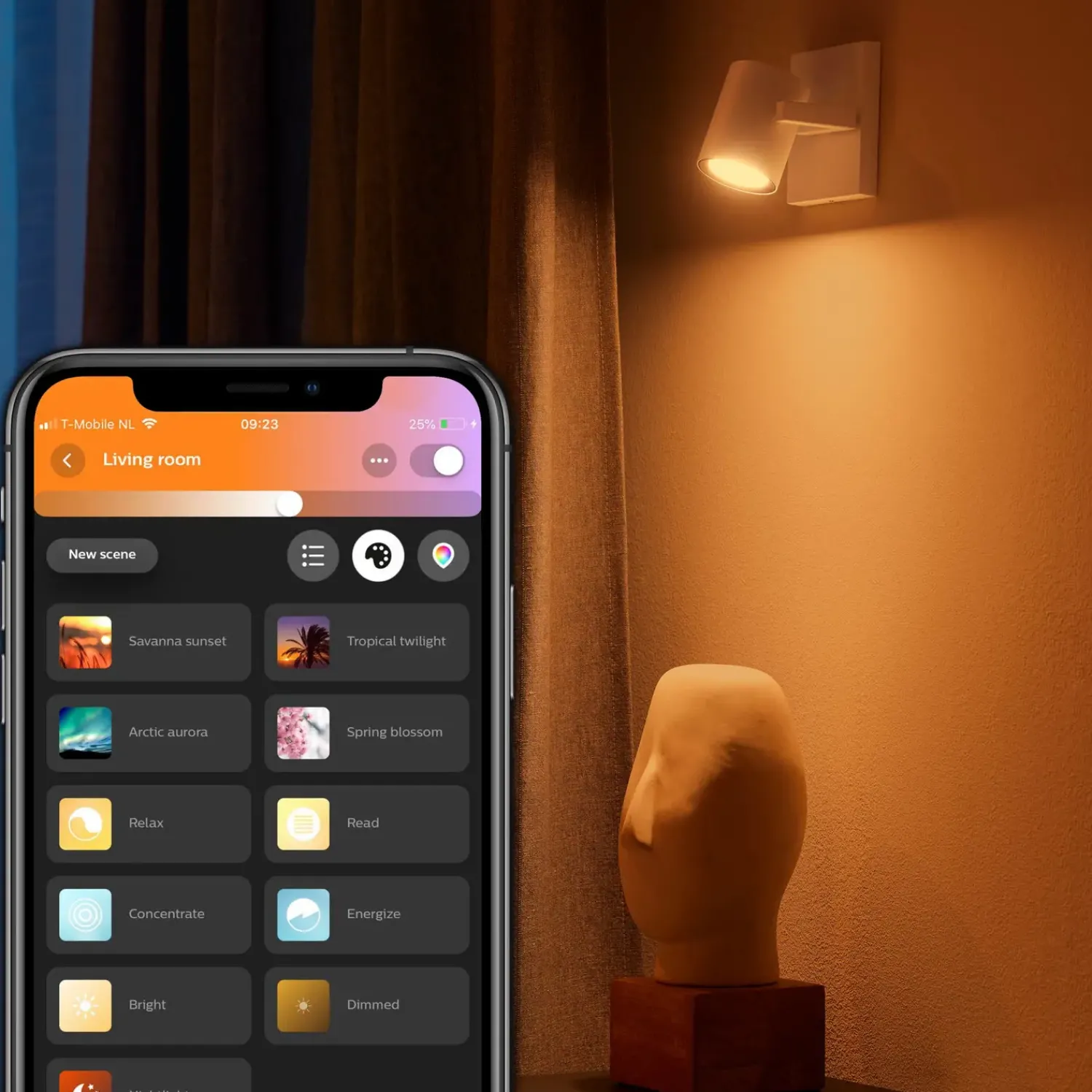 New Philips Hue Argenta enkelt spot GU10 LED