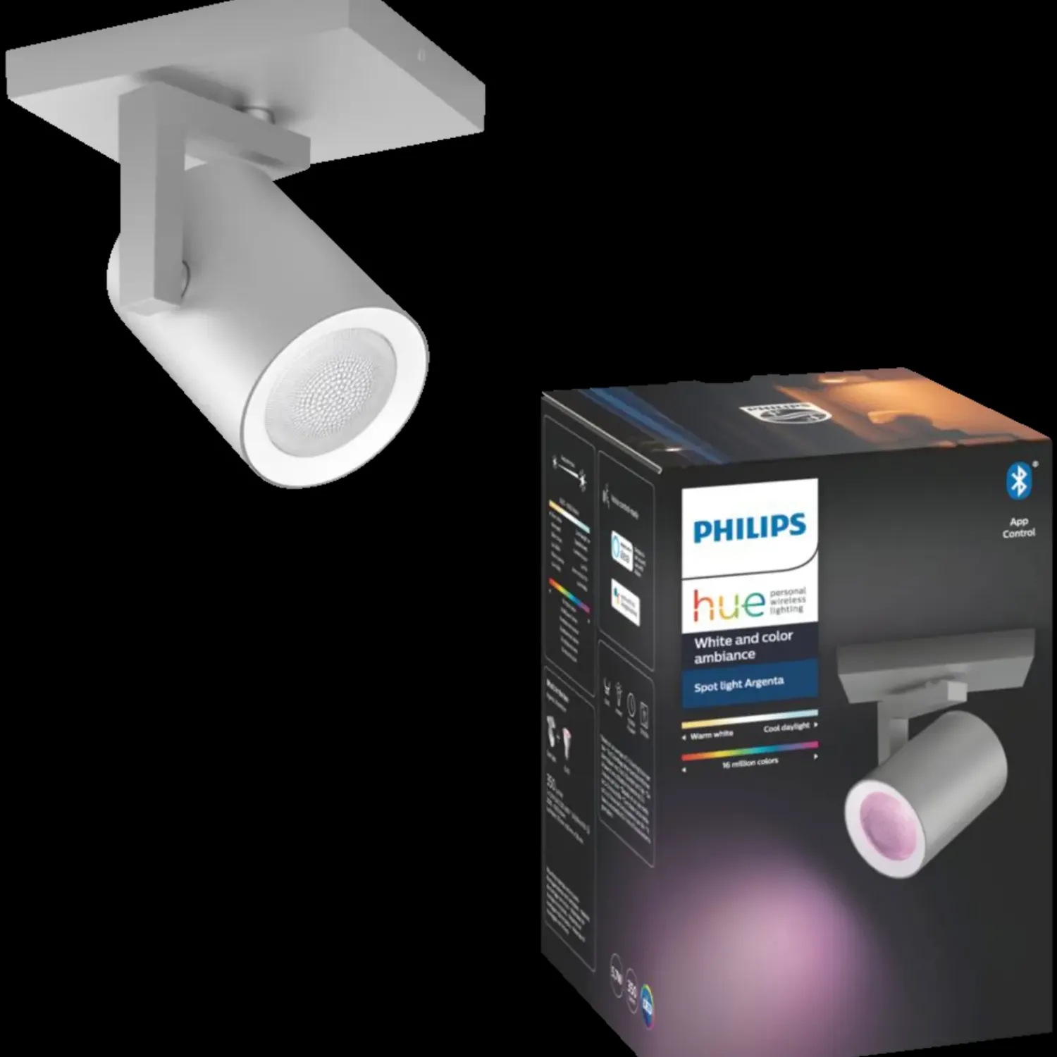Online Philips Hue Argenta enkelt spot GU10 LED