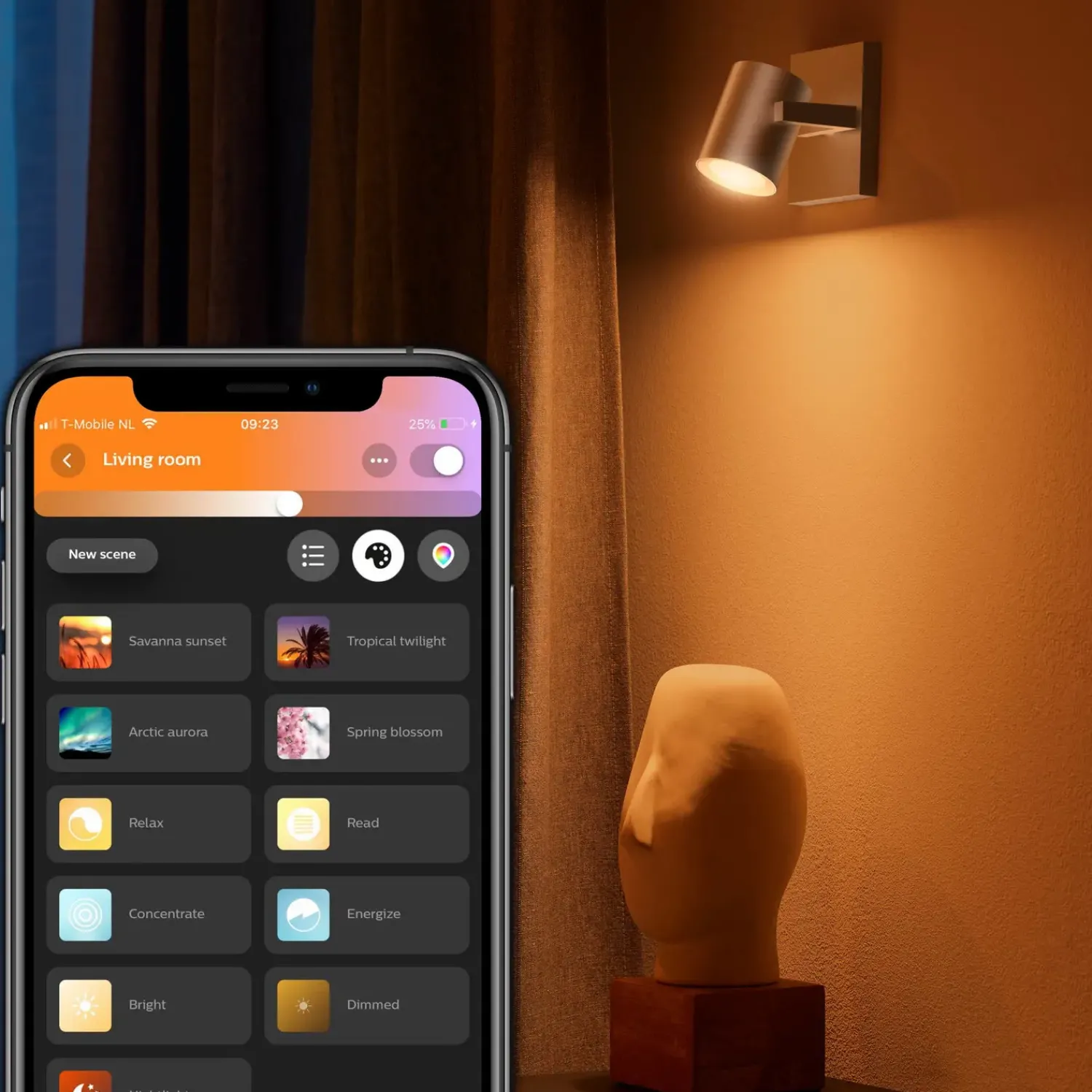 Online Philips Hue Argenta enkelt spot GU10 LED