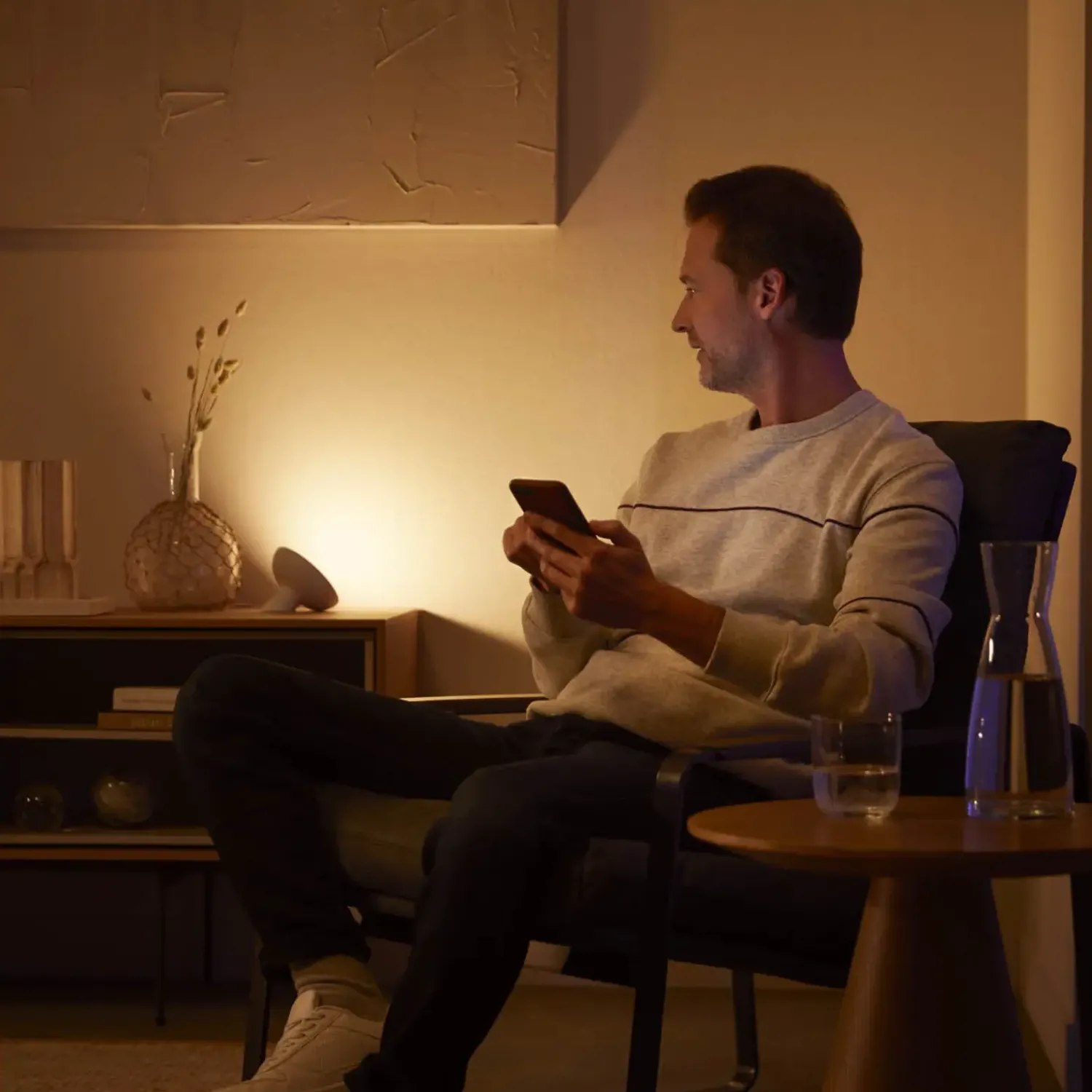 Bordlamper^Philips Hue Bloom bordlampe LED hvid