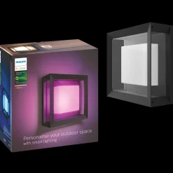 Philips Hue Udendørs Væglamper^Econic udendørs væglampe 15W sort