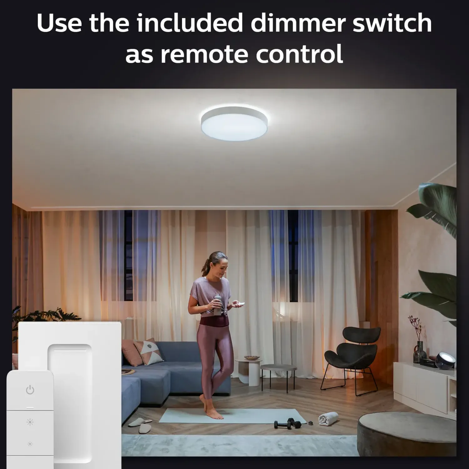 Sale Philips Hue Enrave L plafond Ø42,5 cm 33,5W hvid