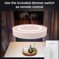 Philips Hue Loftlamper^Enrave pendel Ø42,5 mm 33,5W hvid
