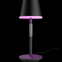 Philips Hue Bordlamper|Smart Home^go bærbar opladelig bordlampe sort