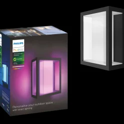 Philips Hue Udendørs Væglamper^Impress udendørs væglampe sort