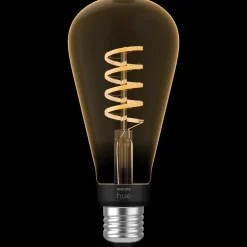 Philips Hue Diverse Led-Pærer^LED edison pære E27 7W ST72 filament hvid ambiente