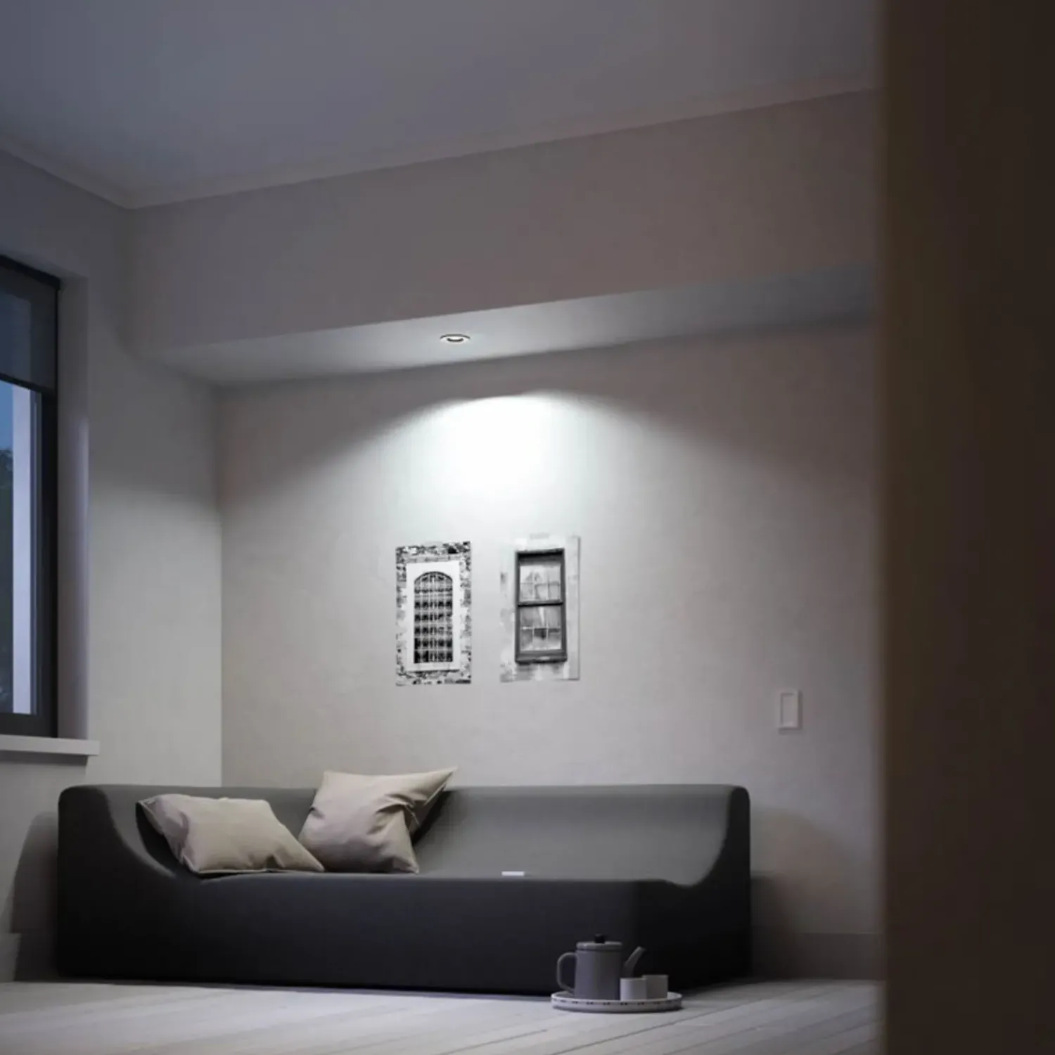 Indbygningsspots^Philips Hue Milliskin indbygningsspot rund GU10 LED