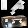 Philips Hue Loftlamper|Smart Home^Runner dobbelt Spot hvid