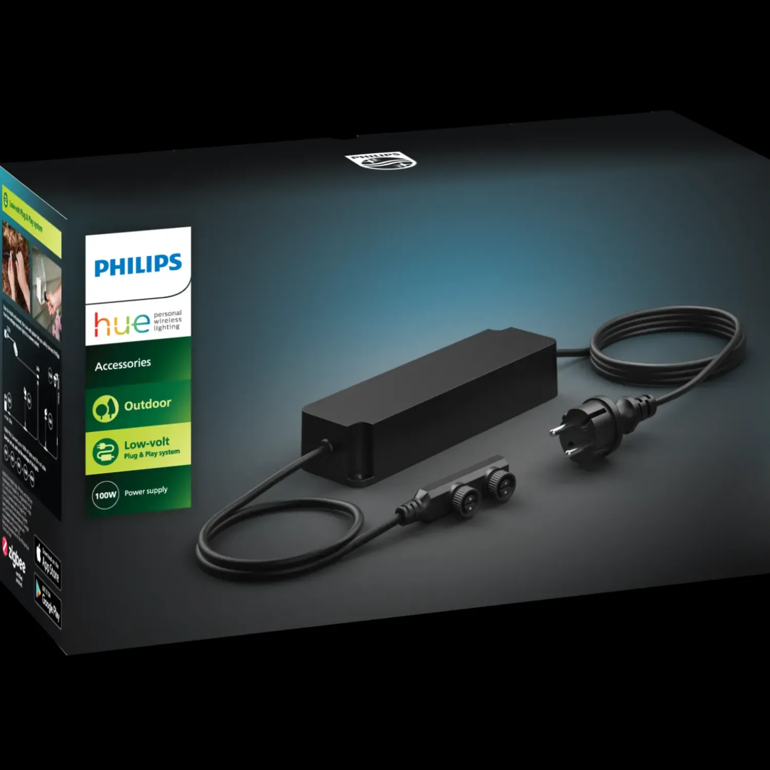 Discount Philips Hue 100W strømforsyning til udendørs lav volt lamper