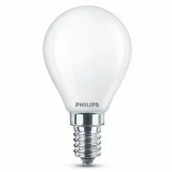 Philips E14 Pærer^Kerte & Luster LED pære 60W E14 varm hvid
