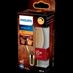 Sale Philips Kerte LED pære E14 15W 1 pack