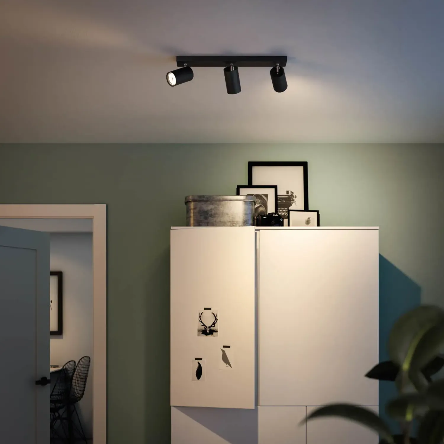 Outlet Philips Kosipo spot 3x10W sort