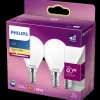 Philips E14 Pærer^Krone LED pære E14 40W 2 pack