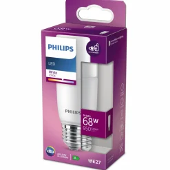 Sale Philips LED pære E27 68W rørformede mat