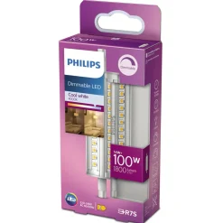 Clearance Philips LED rør 100W 1 pak kold hvid, dæmpbar