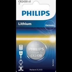 Philips Batterier^Minicelle CR2430 1-blister batteri