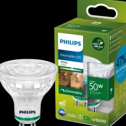 Philips Gu10 Spots^PAR16 LED-spot GU10 50W hvid