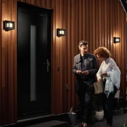 Philips Udendørs Væglamper^Parterre udendørs væglampe sort