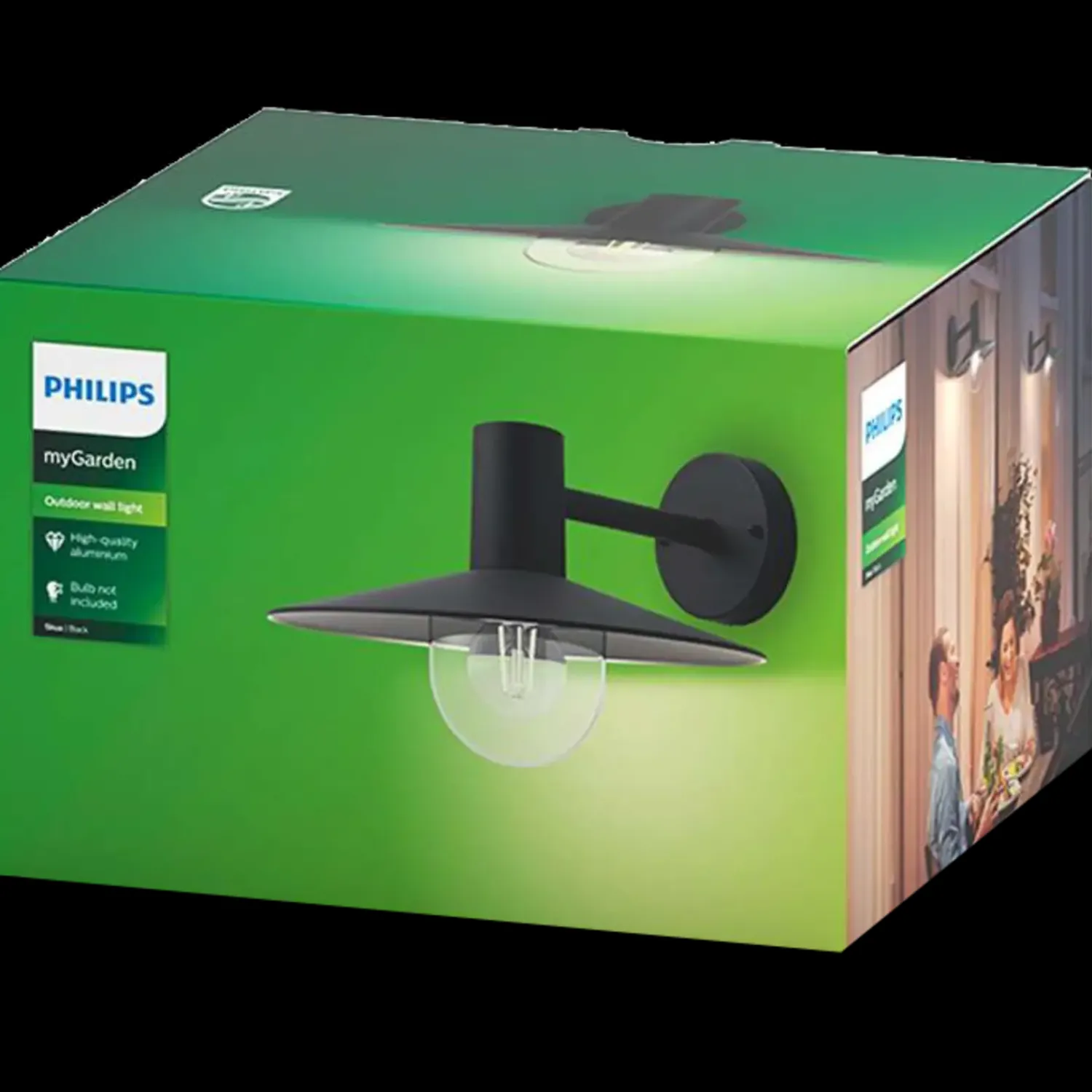 Sale Philips Skua udendørs væglampe sort