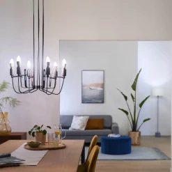 Philips Smart Wiz Diverse Led-Pærer^Philips Smart LED farve kertepære E14 4,9W C37 2-pak