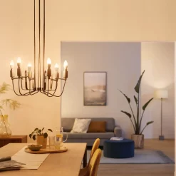 Philips Smart Wiz Diverse Led-Pærer^Philips Smart LED farve kertepære E14 4,9W C37 2-pak