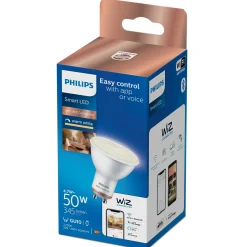 Outlet Philips Smart Wiz white LED pære GU10 4,8W spot