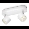 Philips Loftlamper^Star LED spot 2x4W hvid
