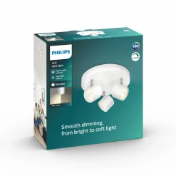 Hot Philips Star LED spot 3x4W hvid