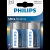 Sale Philips Ultra alkaline LR20 batteri 2 stk.