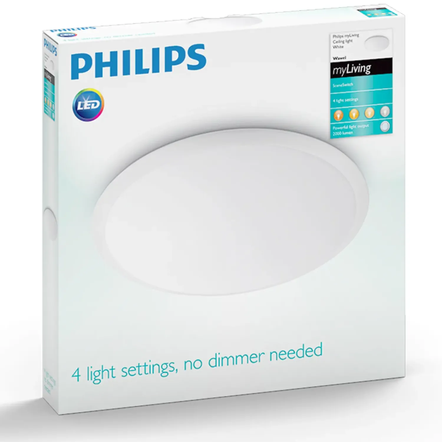 New Philips Wawel plafond 20W hvid