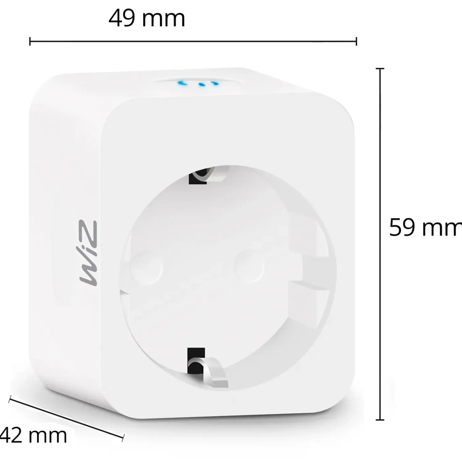 Philips Smart Wiz Smart Home^Philips WiZ Smart Plug hvid