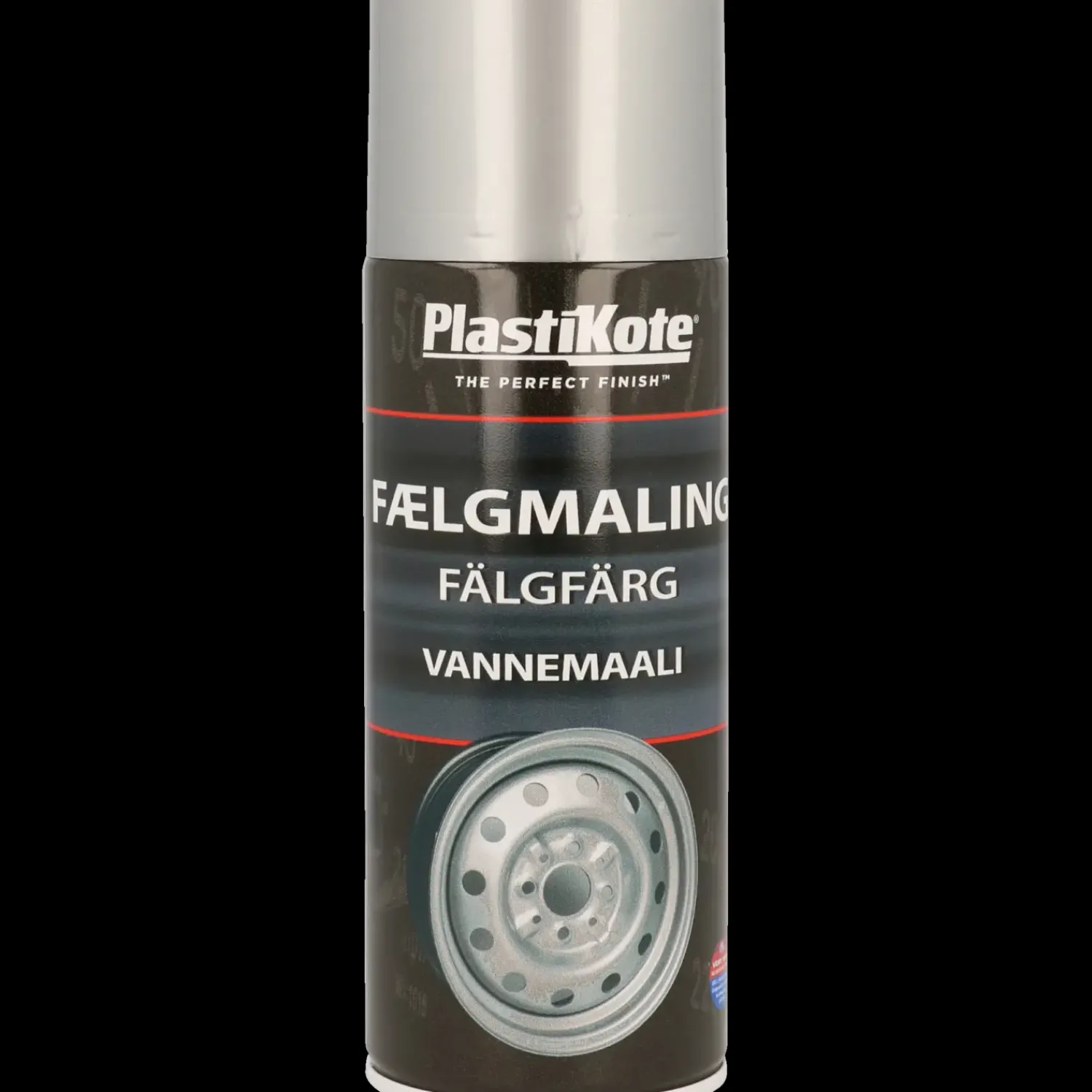 Plasti-Kote Spraymaling^fælgmaling metallic sølv 400 ml