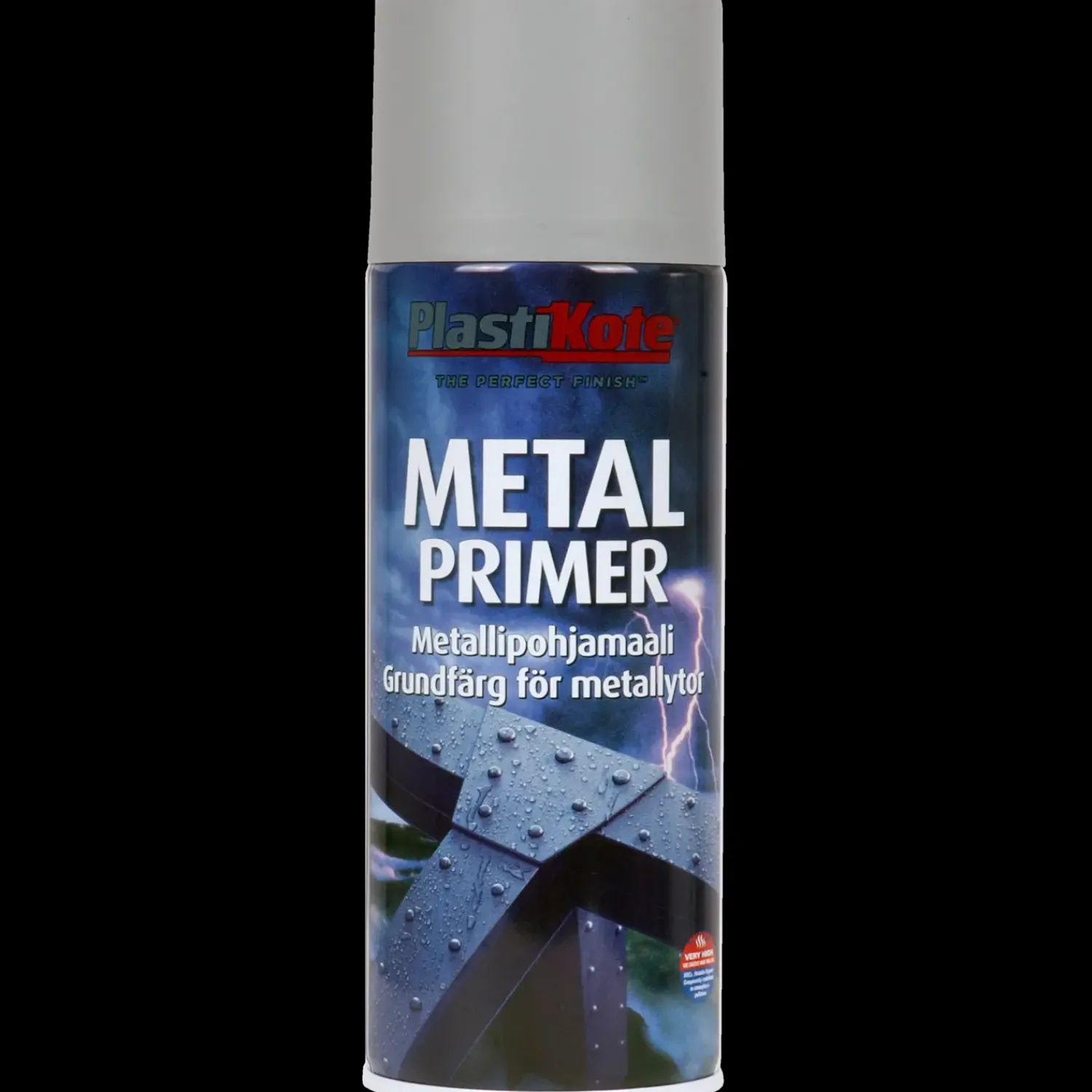 Plasti-Kote metal primer grå 400 ml
