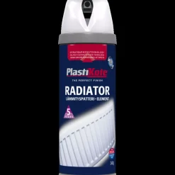 Plasti-Kote Spraymaling^radiator twist spraymaling satin hvid 400 ml