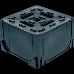 Hot Plastmo HexaLine hjørnestykke sort