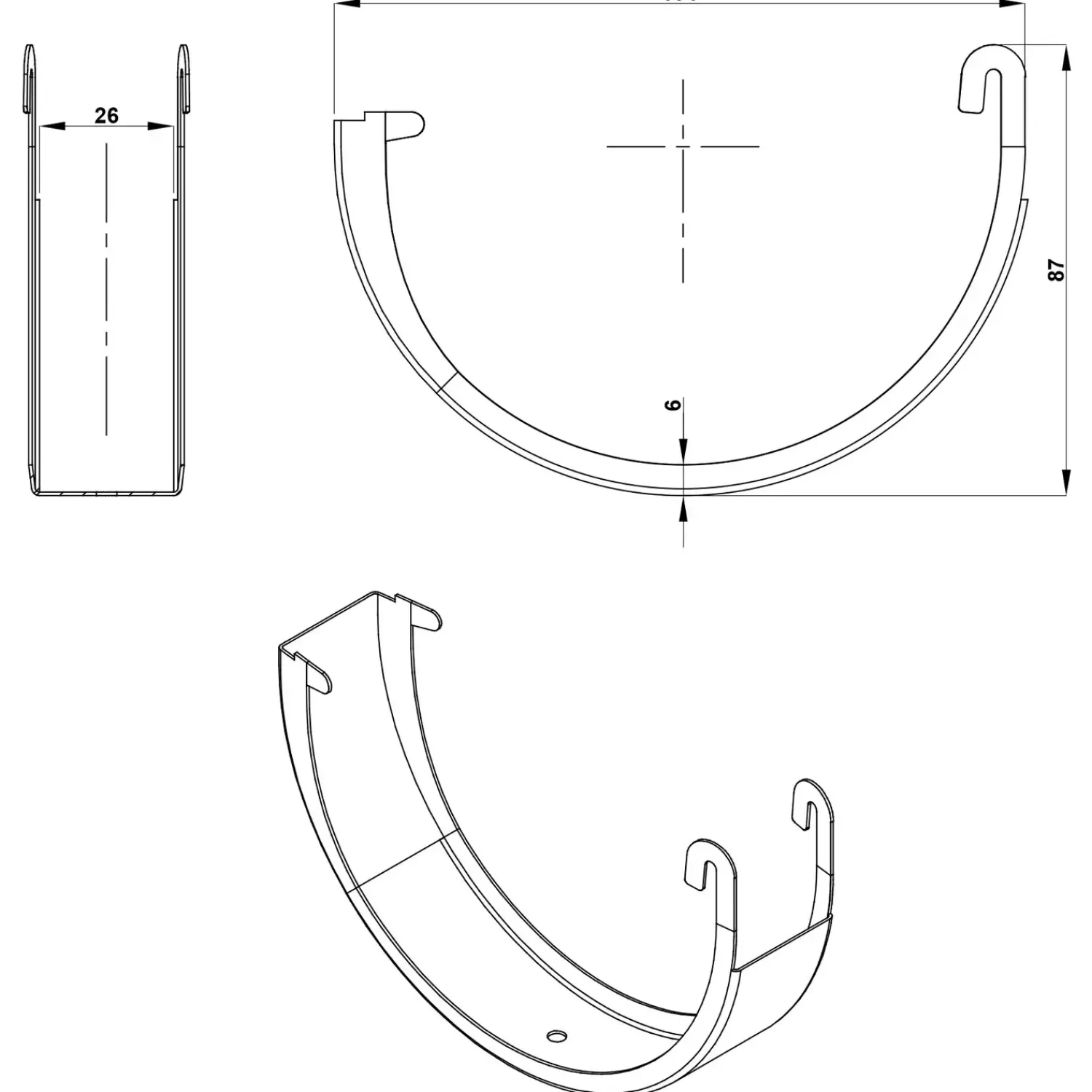 New Plastmo rendejern kapsel nr. 11 stål plus