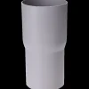 Plastmo Plasttagrender^rørsamlemuffe Ø90 mm grå