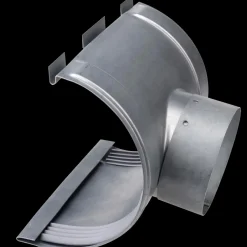 Plastmo Zinktagrender^tudstykke nr. 11 m/gummi 75 mm aluzink